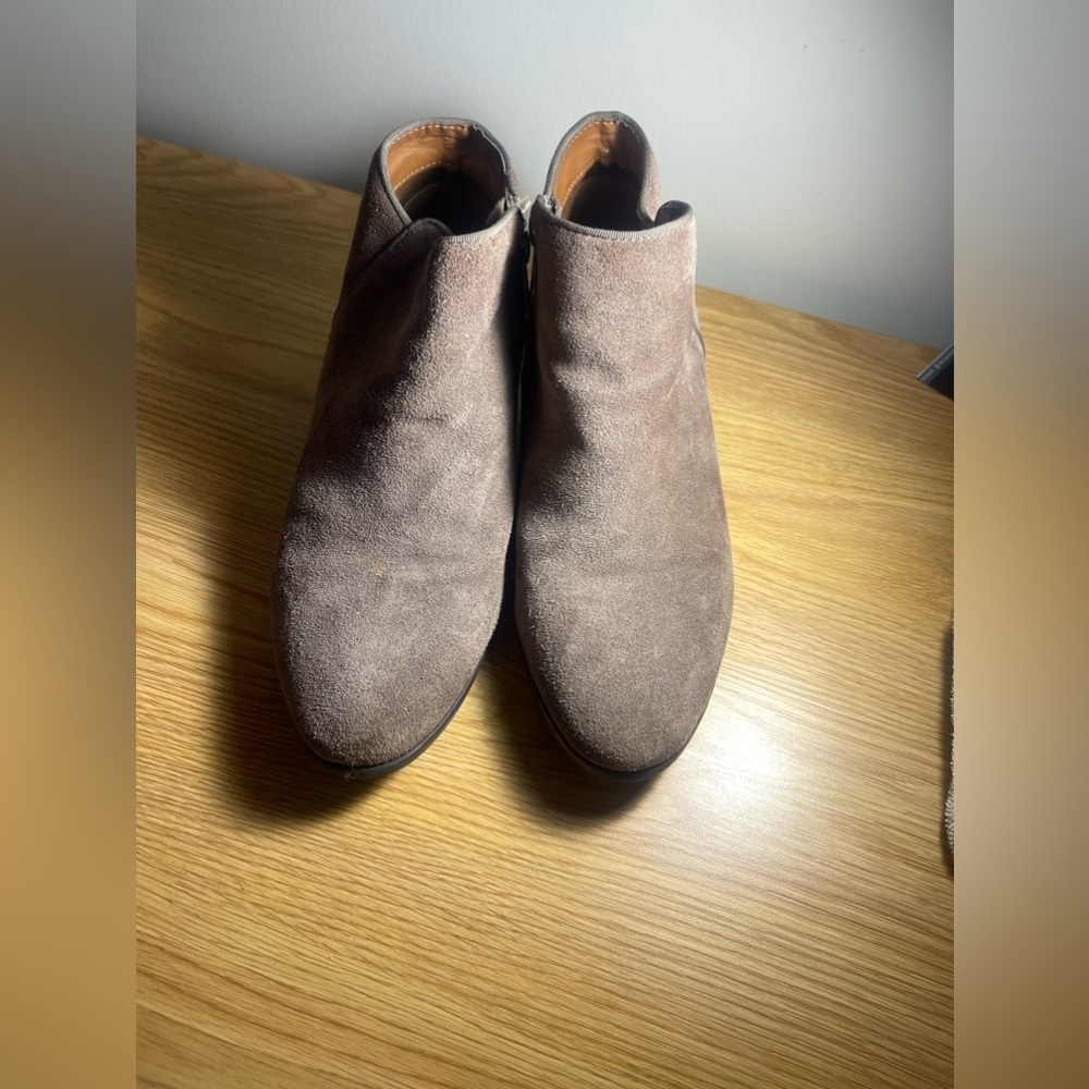 Crown Vintage Putty leather Suede Boots